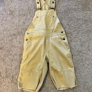 Patagonia Women's All Seasons Hemp Canvas Bib Cutoff Overall Shorts, Size Small